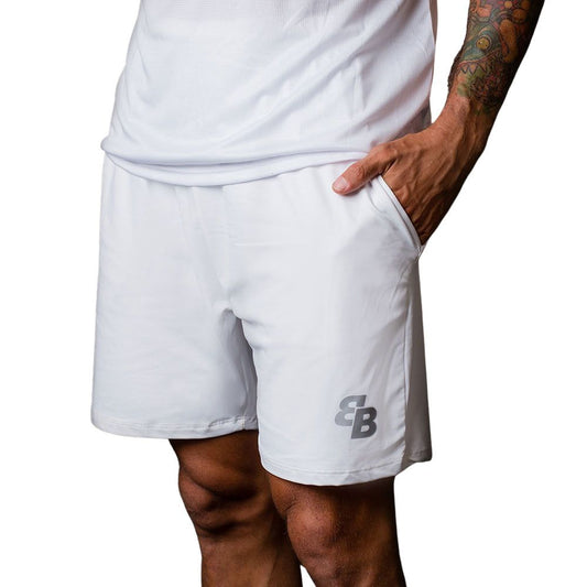 Białe spodenki męskie